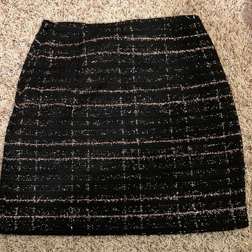 Express tweed mini skirt
